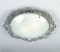 Casablanca plafon 2x60W E27 38cm satyna koło