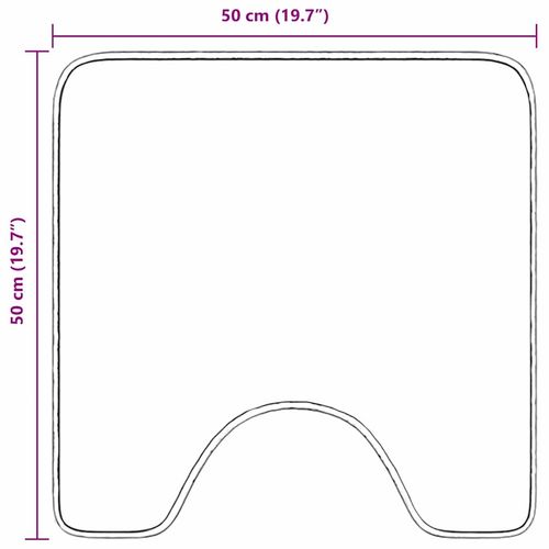 Mata do kąpieli Czerwony 50 x 50 cm polipropylen na Arena.pl