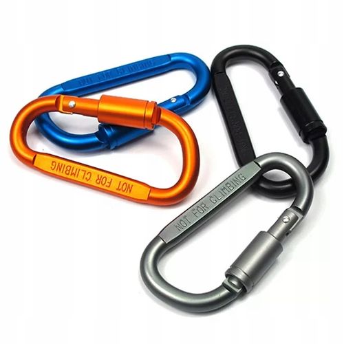 Karabińczyk karabinek montaż szekla osprzęt D-ring na Arena.pl