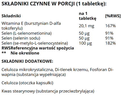 Life Extension Kompleks selenu selenium 100 kaps na Arena.pl