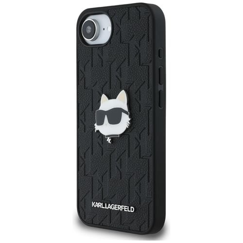 etui karl lagerfeld monogram choupette   head pin do iphone 16e czarny na Arena.pl