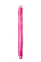 b yours 16inch double dildo pink