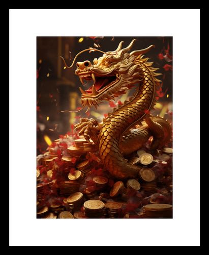 Plakat 15x20cm Smok Bogactwa na Arena.pl