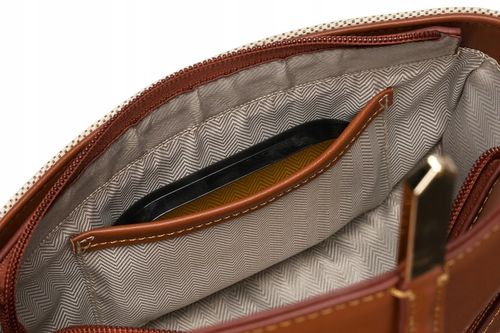 Torebka listonoszka damska Peterson płócienna canvas elegancka na ramię na Arena.pl