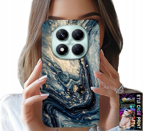 ETUI DO XIAOMI NOTE 14 PRO 5G - KAMIENNE ELEGANCKIE WZORY OBUDOWA CASE na Arena.pl