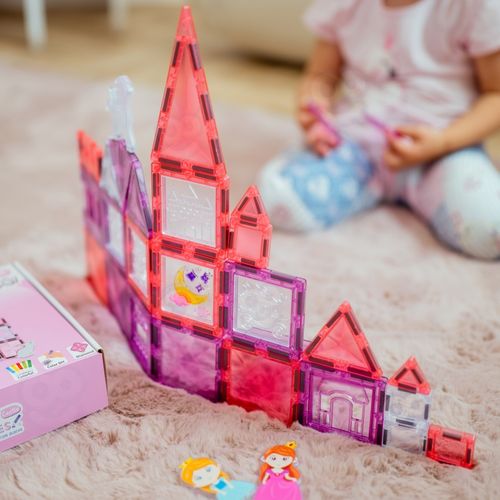 WOOPIE Klocki Magnetyczne Zestaw Zamek Księżniczki 50 el. na Arena.pl