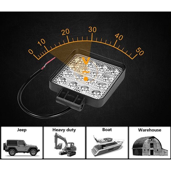 Halogen lightbar-doświetlacz Led 10-30V/27W 2400lm zdjęcie 11