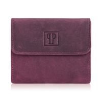 portfel damski skórzany mały z ochroną rfid różowy paolo peruzzi t-11-chr