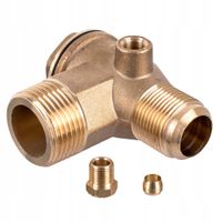 2X Zawór Zwrotny do Kompresora Sprężarki 3/4" x 1" 16bar Wężyk 6mm