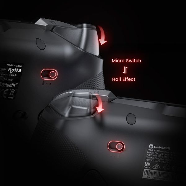 Bezprzewodowy kontroler gamepad GameSir Tarantula Pro PC/Switch/iOS/Android zdjęcie 15