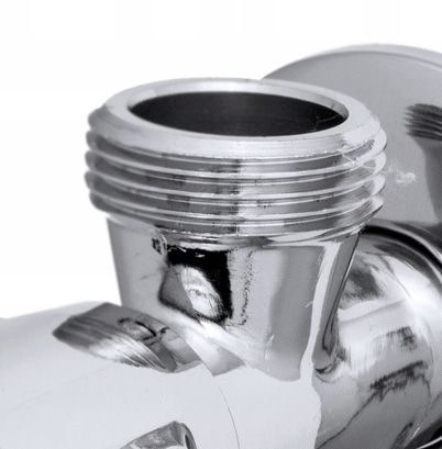 ZAWÓR KĄTOWY KOMBINOWANY 1/2x3/4x3/8 PODWÓJNY KUCHNIA ŁAZIENKA PRALKA na Arena.pl