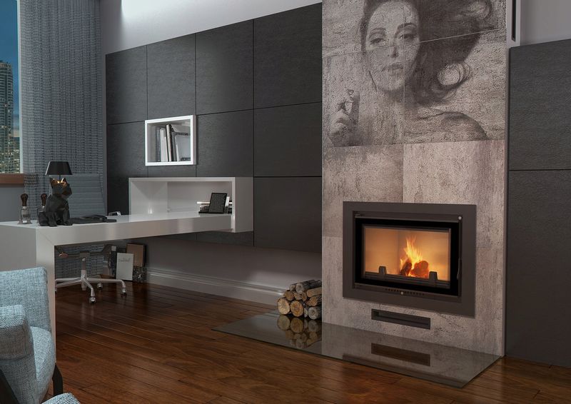 SZYBA POD KOMINEK HARTOWANA 6MM GRAFIT 60X40 zdjęcie 3