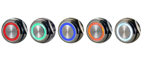 Przycisk dzwonka do domofonu wyjścia furtki bramy drzwi słupka LED czarny na Arena.pl