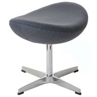 Podnóżek Jajo szary kaszmir Premium