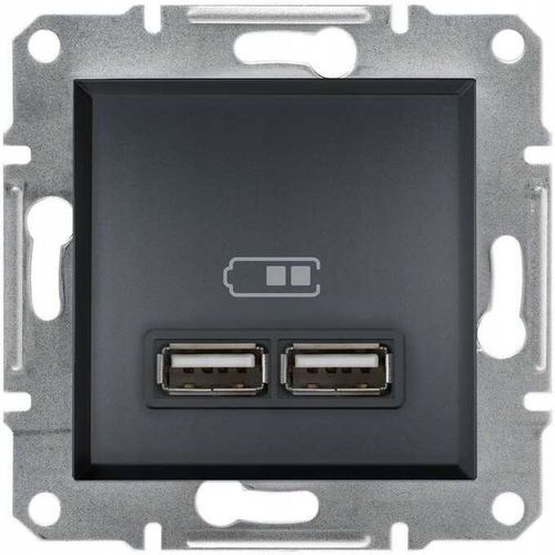 SCHNEIDER Asfora Ładowarka USB 2.1A bez ramki na Arena.pl