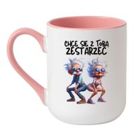 Elegant Biało-Różowy 330 ml