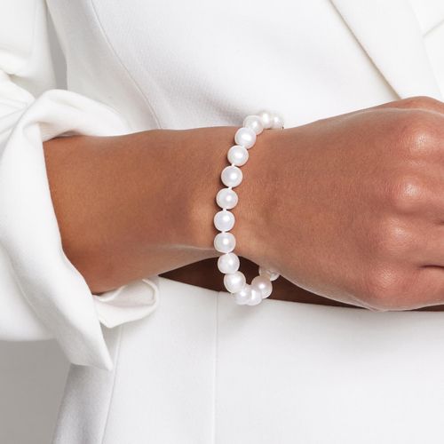 Złota bransoleta Staviori z perłami na Arena.pl