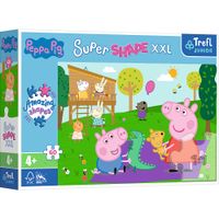 PUZZLE 60 XXL ZABAWY Z BRACISZKIEM PEPPA PIG 50011
