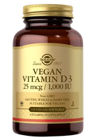 SOLGAR Vitamin D3 25 mcg (1000 IU) - Witamina D3 (120 kaps.)