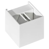 Ścienna lampa ogrodowa Gambino AZ0950 LED 6W 3000K cube biała