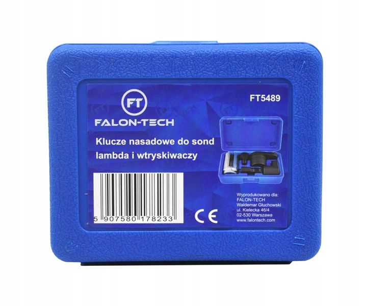 Nasadki do sond lambda i wtryskiwaczy 22 mm zestaw Falon-Tech FT5489 zdjęcie 2