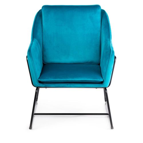 Fotel Stella Black Turquoise na Arena.pl