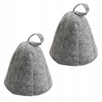 Czapka filcowa do sauny ochronna na włosy unisex 2 szt