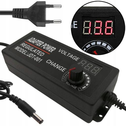 Zasilacz uniwersalny regulowany DC 3-24V 3A Potencjometr AC 100-240V na Arena.pl