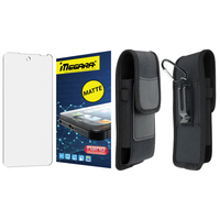 szkło hybrydowe do hammer blade 4 - 6.5" matowe + etui futerał na pasek