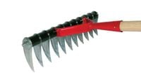 aerator jednostronny 37cm z trzonkiem drewnianym 130cm kard