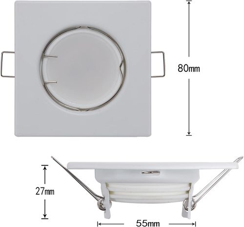 Lex Collective Zestaw Reflektorów LED 230 V Białe 3 sztuki 8 x 8 cm na Arena.pl