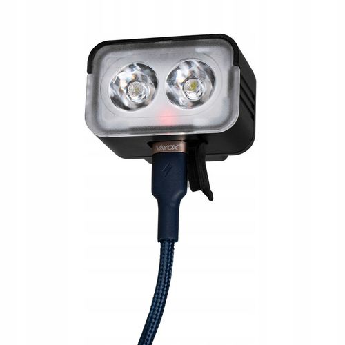 LAMPKA ROWEROWA PRZÓD NA KIEROWNICE ŚWIATŁO LED OŚWIETLENIE ROWER USB VAYOX na Arena.pl