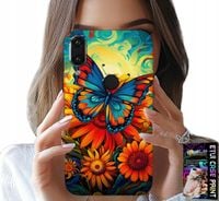 ETUI DO XIAOMI NOTE 7 - MOTYLE MOTYLKI KWIATKI RÓŻE OBUDOWA