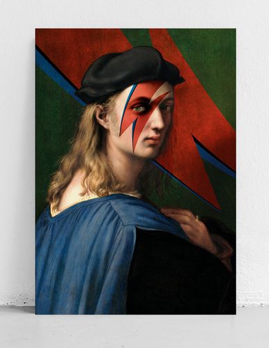 Plakat david bowie stary portret pop art 21x29,7 cm A4 na Arena.pl