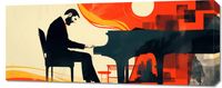 Obraz 100x40cm Pianista