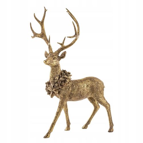 Figurka dekoracyjna świąteczna jeleń renifer duży 71x44cm Brązowy na Arena.pl