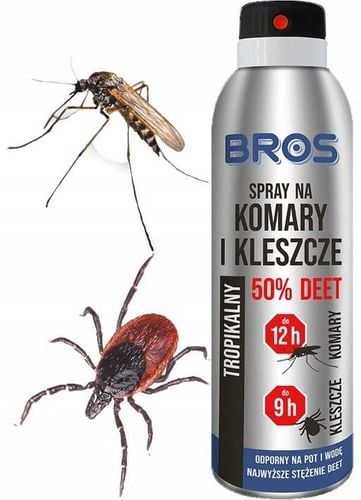 bros - spray na komary i kleszcze 50% deet 90ml - 2 szt. na Arena.pl