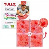SENSORYCZNY GNIOTEK ANTYSTRESOWY PANEL DOTYKOWY Z CIECZĄ SQUISHY TULLO