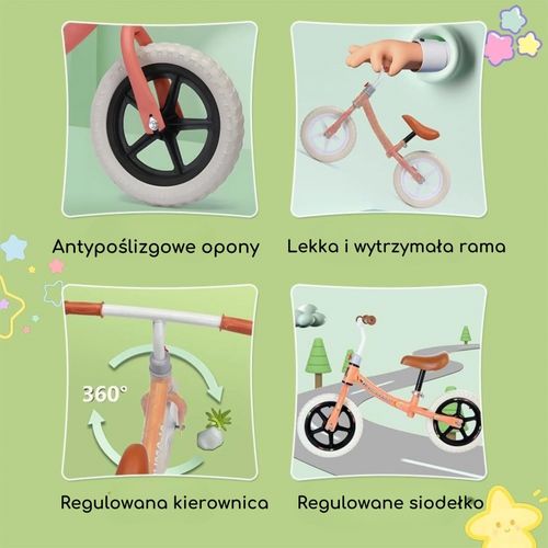 Rowerek Biegowych Dziecięcy Pomarańczowy – Lekki, Bezpieczny, Wytrzymały na Arena.pl