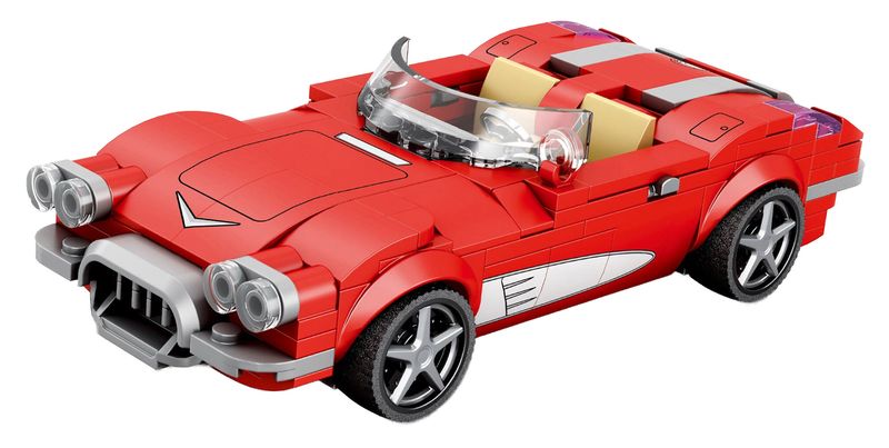 Zestaw Klocków Auto Kabriolet Czerwony 311El. zdjęcie 1