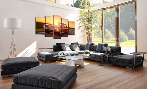 Obraz Na Płótnie - Samochód Szosa  - 160X85 Cm - Ea160X85-3702 na Arena.pl