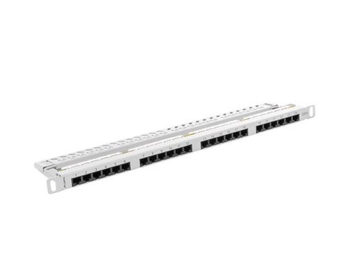 PATCH PANEL 24 PORT 0.5U KAT.6 SZARY LANBERG na Arena.pl