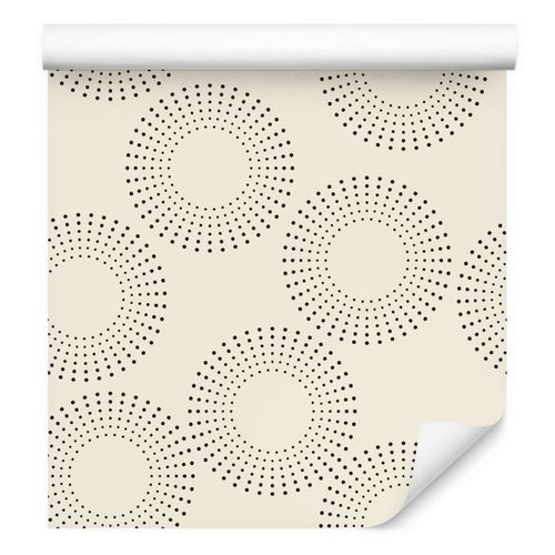 Tapeta Do Sypialni Kropki KOŁA Wzór Geometryczny na Arena.pl