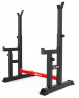 Stojaki pod sztangę regulowane 400kg wytrzymały z asekuracją uchwyt dipy