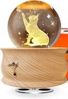 Kotek szklana kula z pozytywką