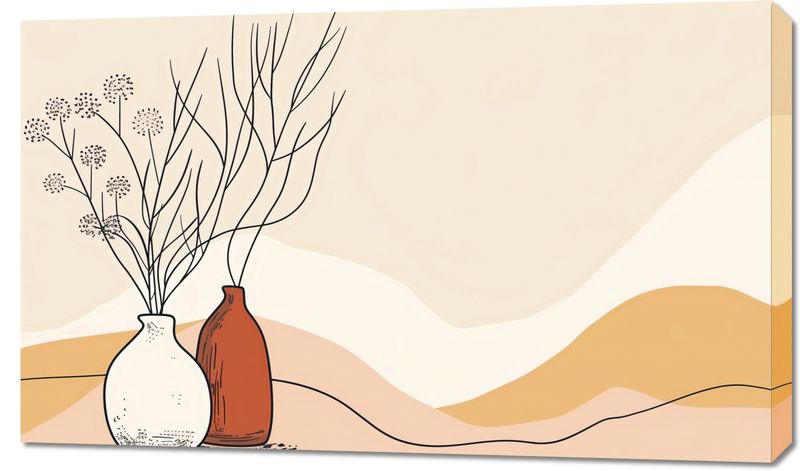 Obraz 100x60cm Stylowe Beże zdjęcie 1