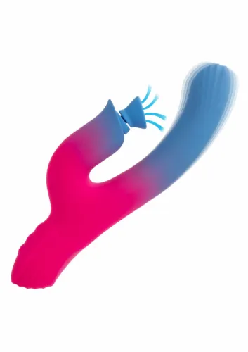calexotics dual stimulator suction vibrator silikonowy 2w1 usb na Arena.pl