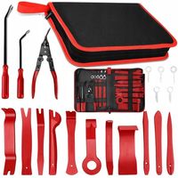 ZESTAW NARZĘDZI DO DEMONTAŻU TAPICERKI USUWANIA SPINEK RADIA ŚCIĄGACZE