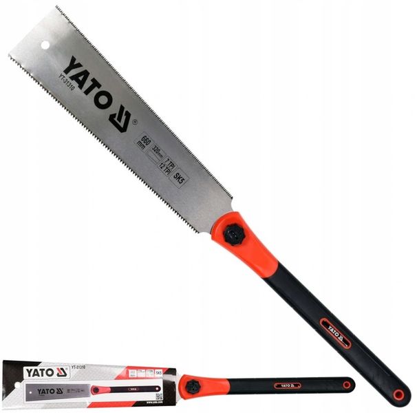 YATO PIŁA RĘCZNA DO DREWNA DWUSTRONNA JAPOŃSKA 320 MM YT-31310 STALOWA zdjęcie 7