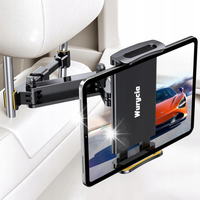 UCHWYT HOLDER SAMOCHODOWY NA TABLET OBROTOWY NA ZGŁÓWEK SAMOCHODU 360°
